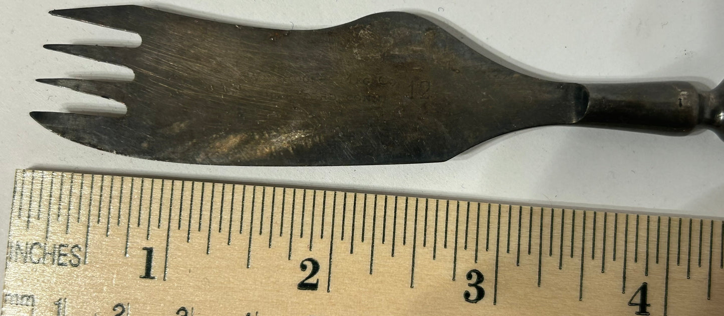 "ONE HANDED MANS" KNIFE FORK COMBINATION FOR AMPUTEES