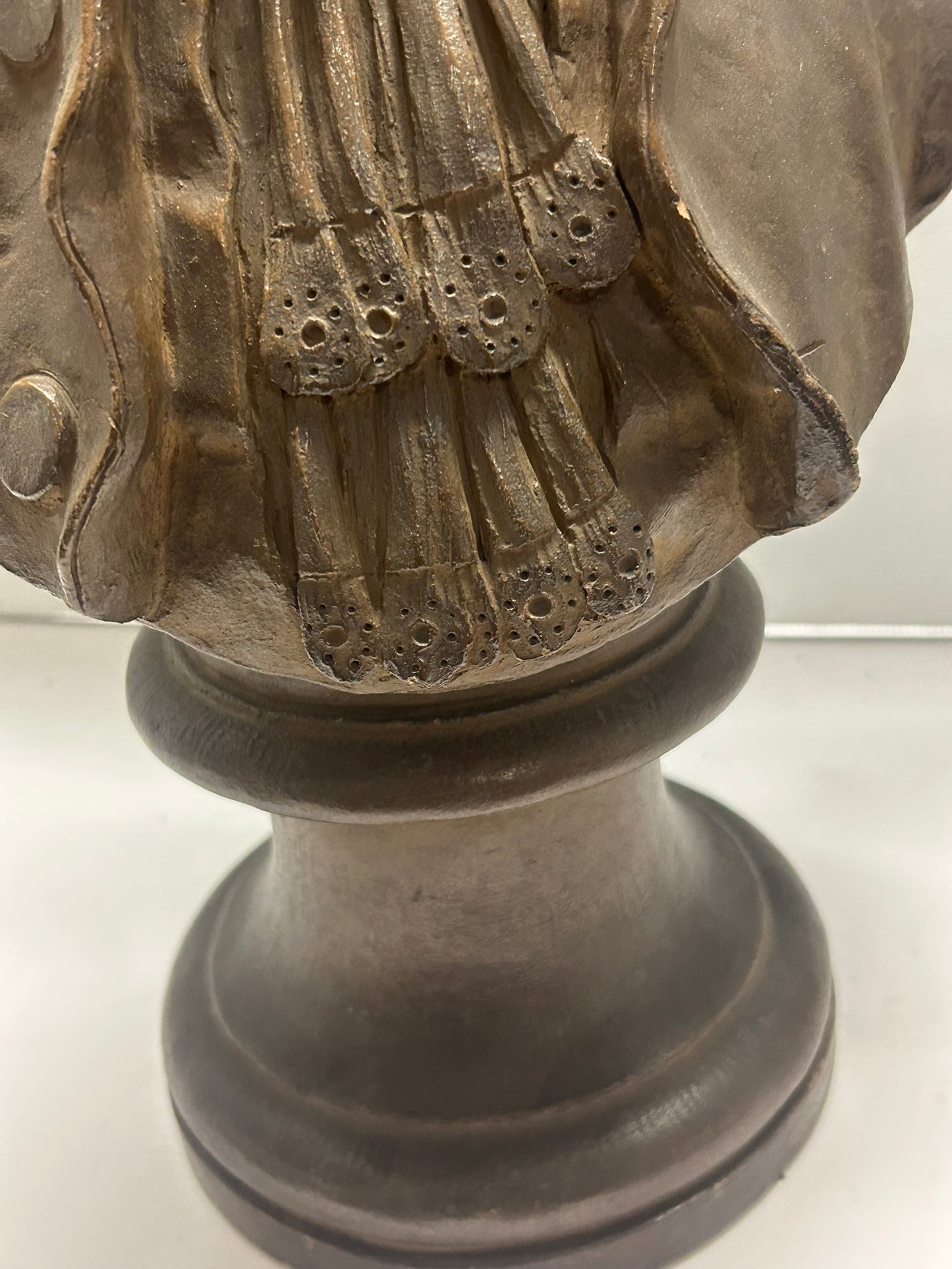 LOUIX XVI BUST WHEN YOUNG 1800'S FRENCH TERRA COTTA