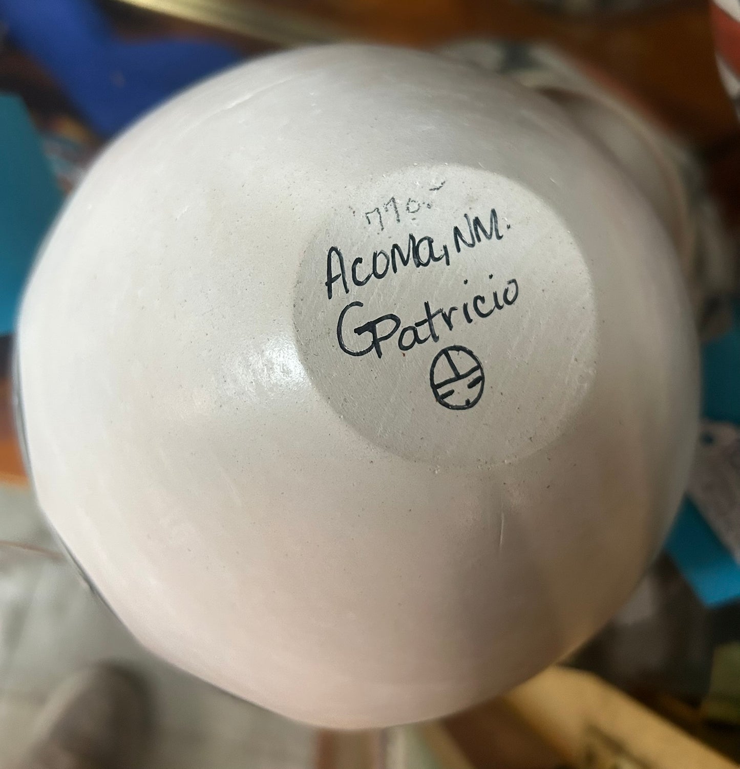 GEORGIA PATRICIO ACOMA NATIVE AMERICAN POTTERY POT