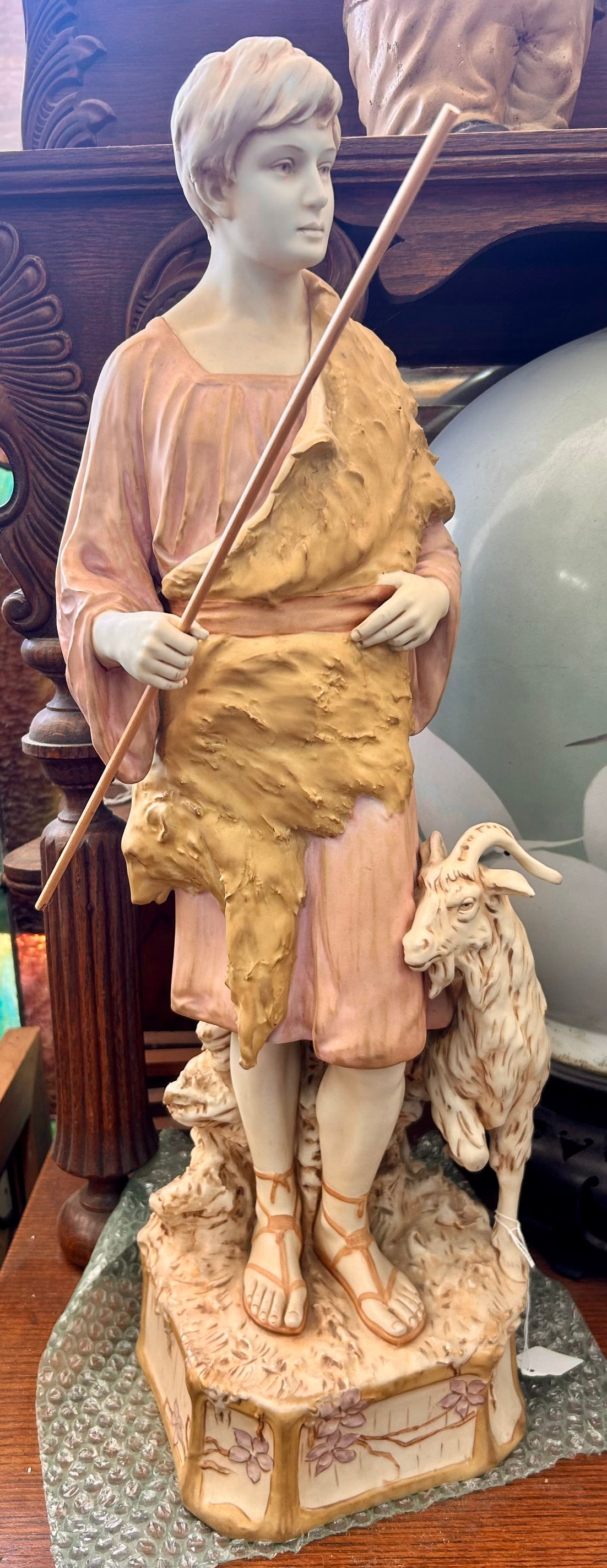 ROYAL DUX FIGURE OF SHEPHERD