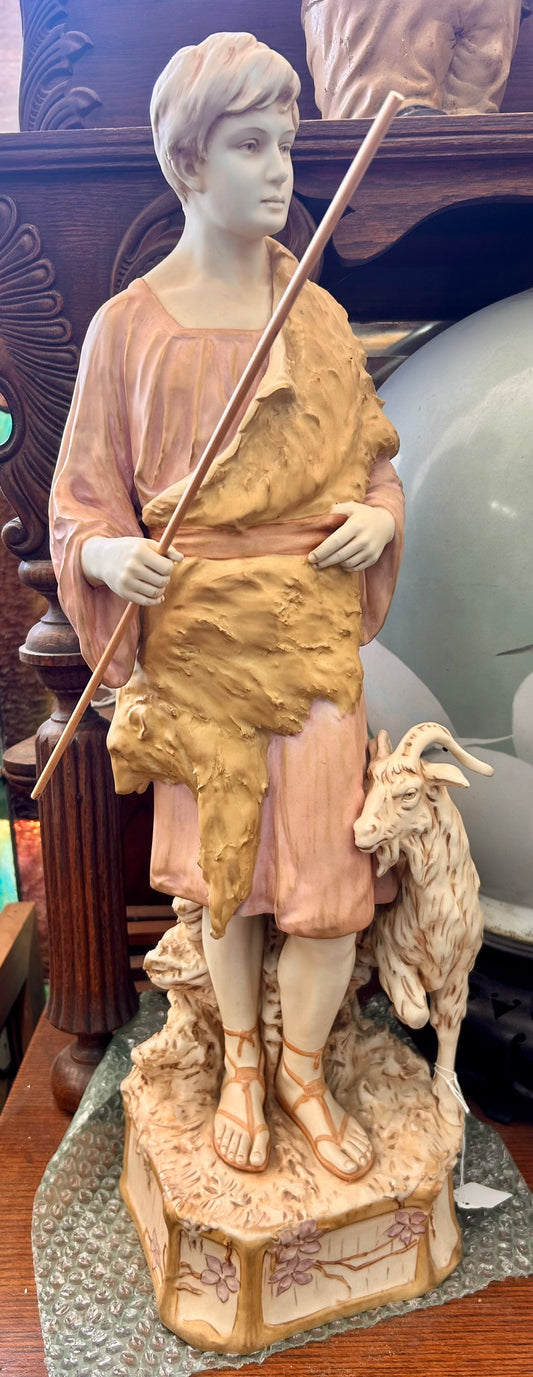 ROYAL DUX FIGURE OF SHEPHERD