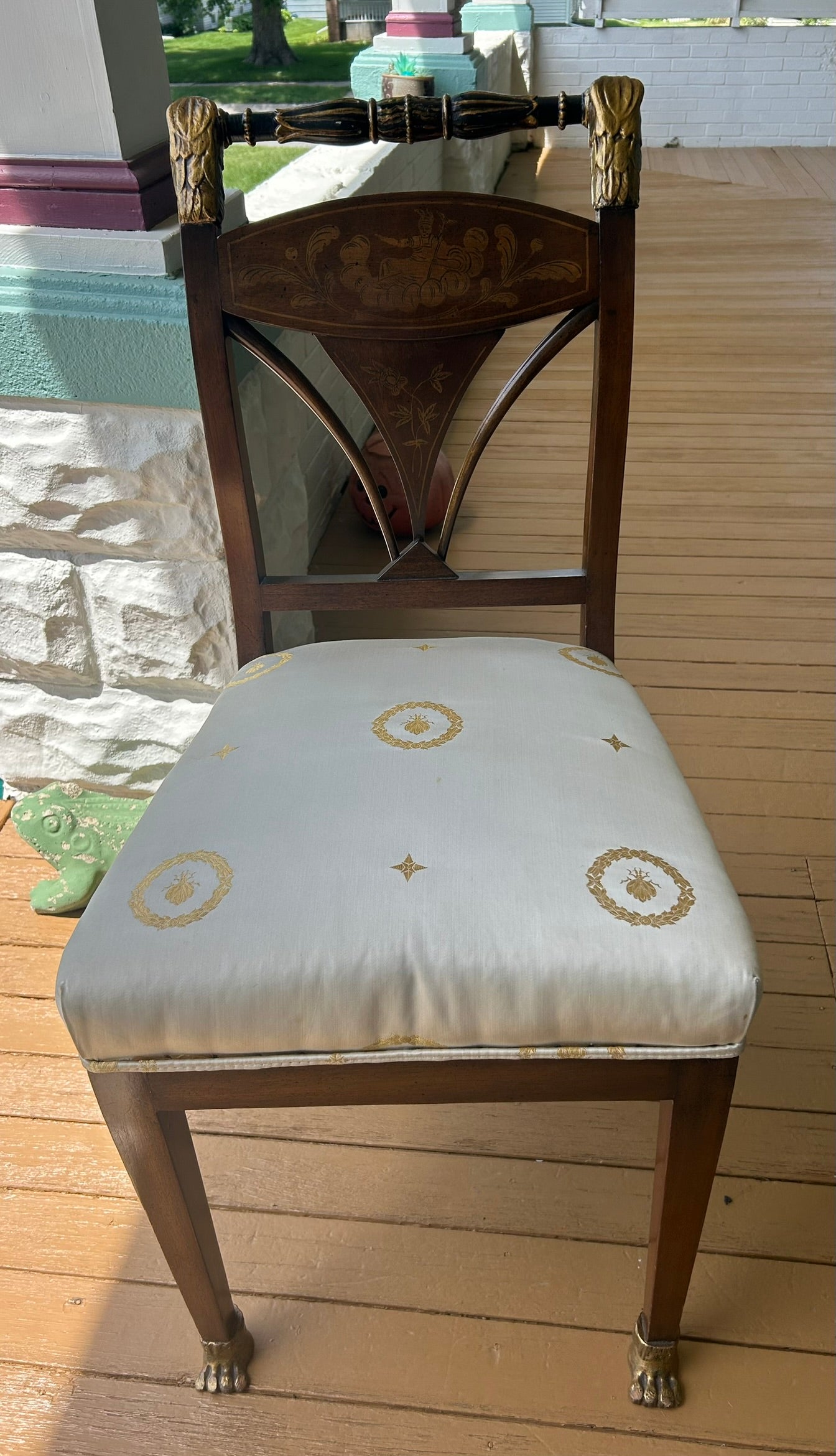 REGENCY PERIOD ANTIQUE FANCY CHAIR