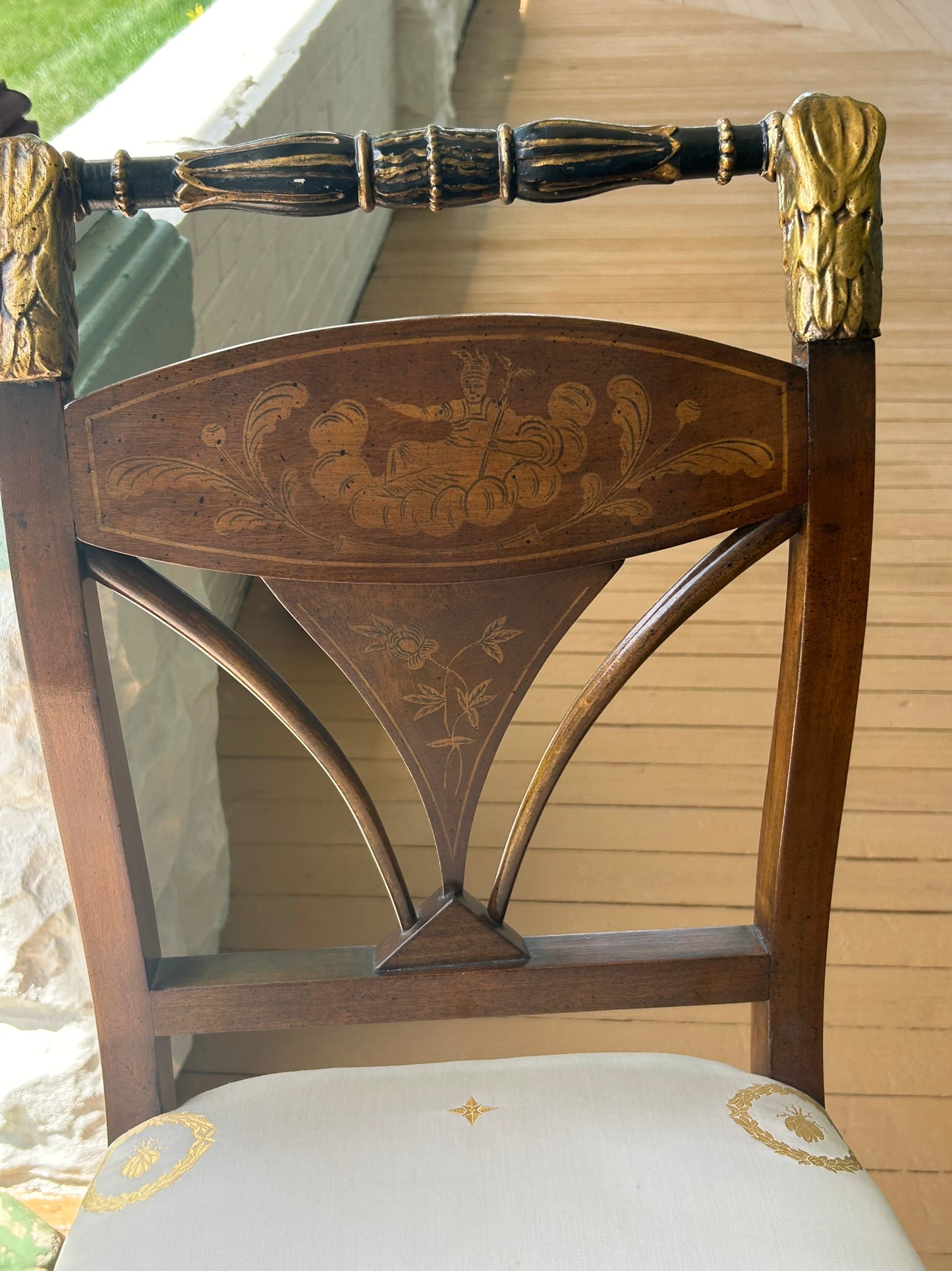 REGENCY PERIOD ANTIQUE FANCY CHAIR