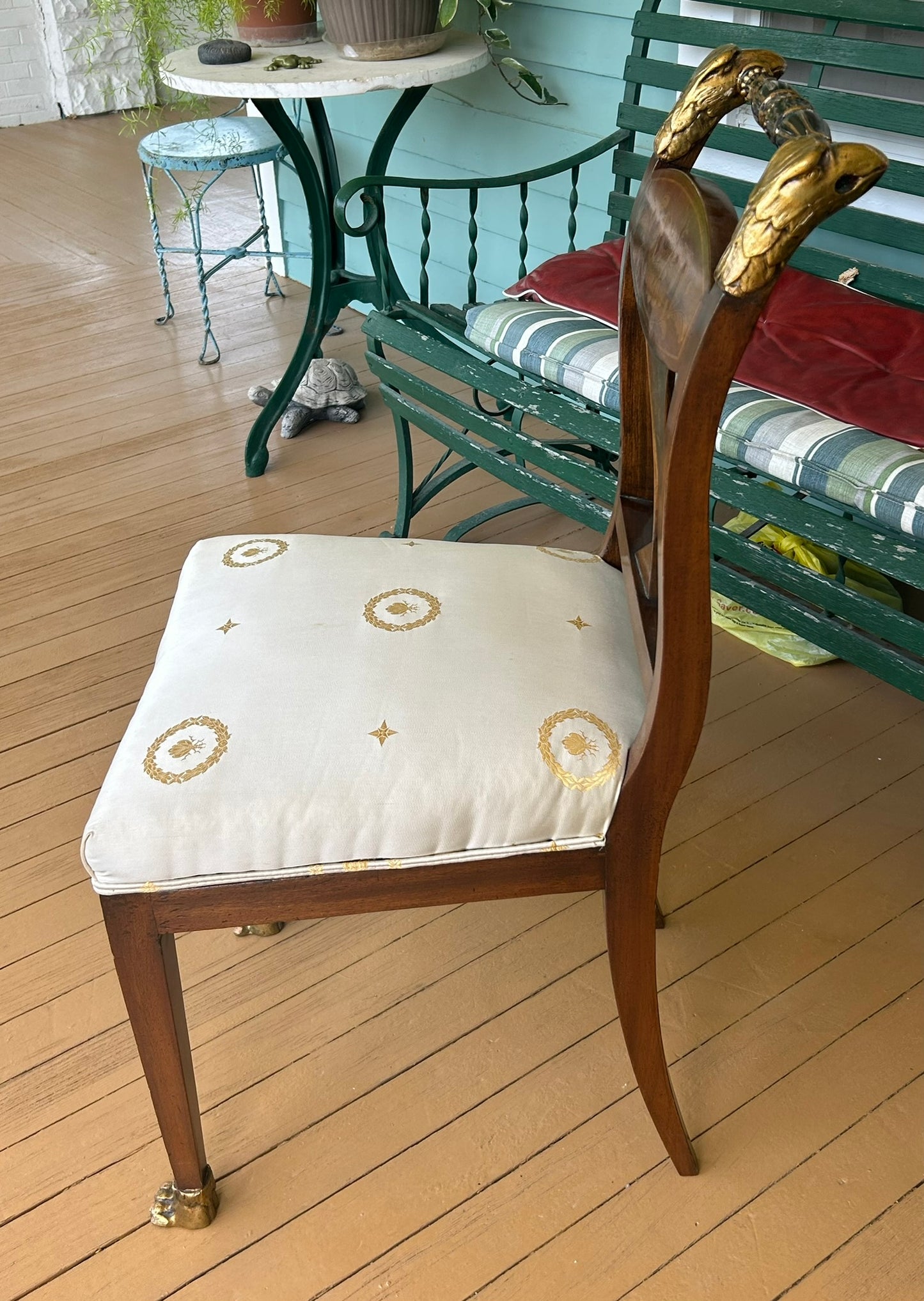 REGENCY PERIOD ANTIQUE FANCY CHAIR