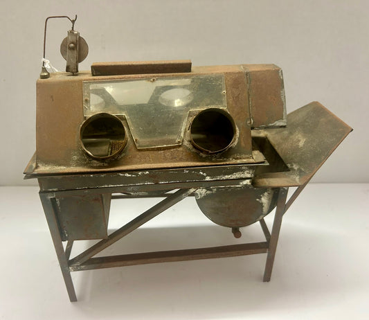 SAMPLE OR MODEL OF EARLY SAND BLASTING MACHINE