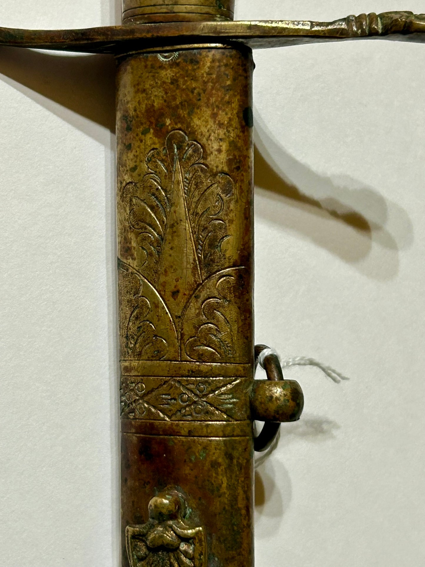 DAGGER MADE FROM SHORTENED 1800'S FANCY HORSTMANN SWORD