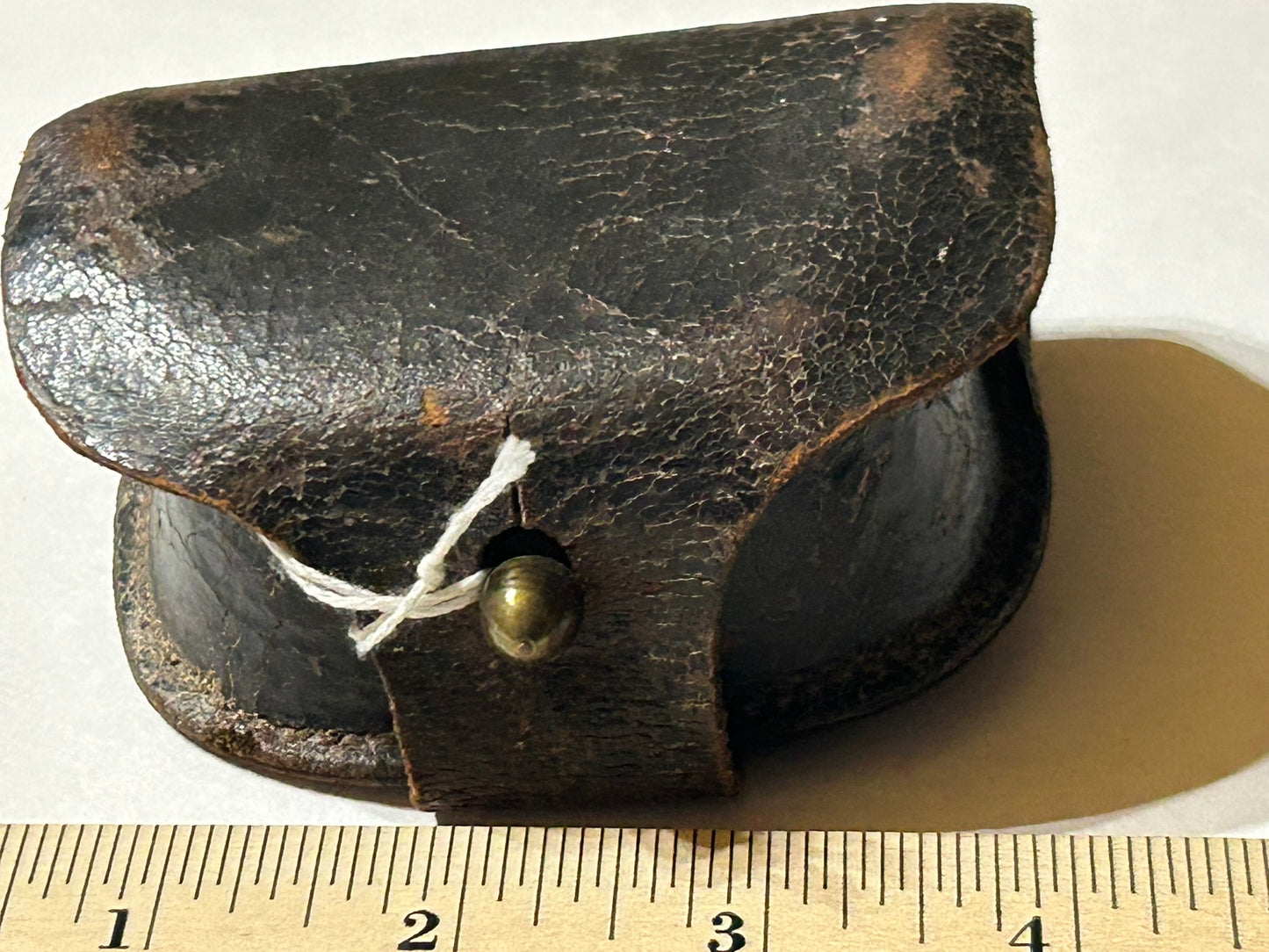 1863 WATERTOWN ARSENAL CIVIL WAR CAP BOX