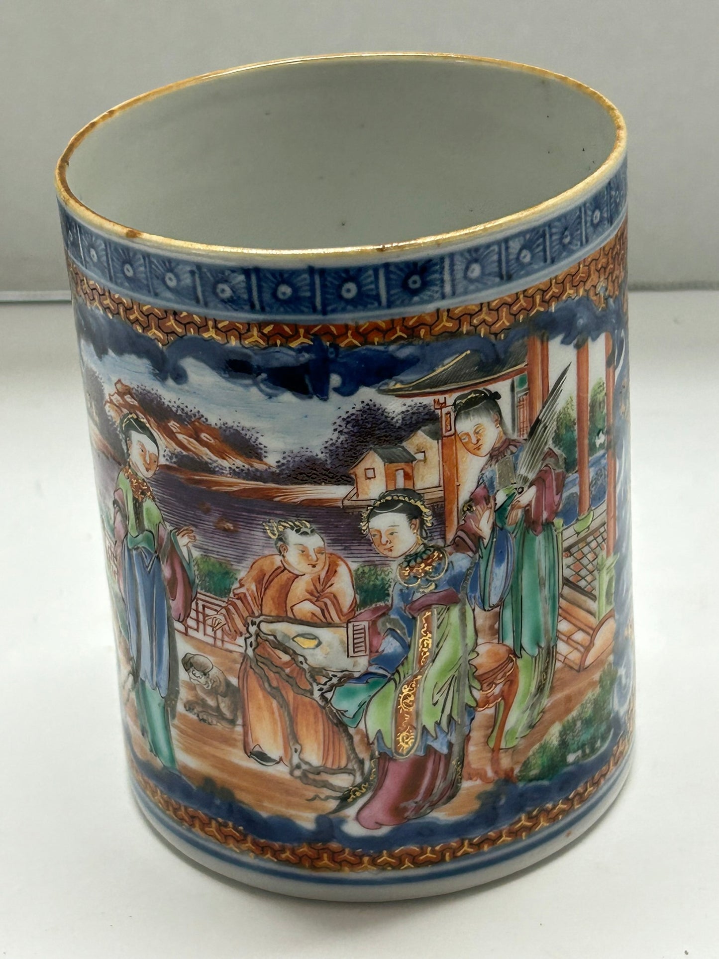 CHINESE EXPORT EARLY 1800'S LARGE MUG