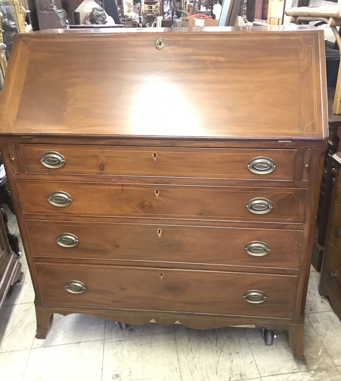 DROP FRONT DESK CIRCA 1800