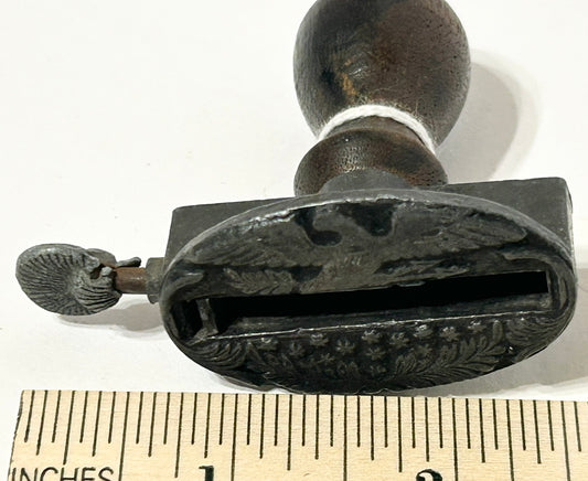 MILITARY EARLY STAMP WITH EAGLE AND STARS