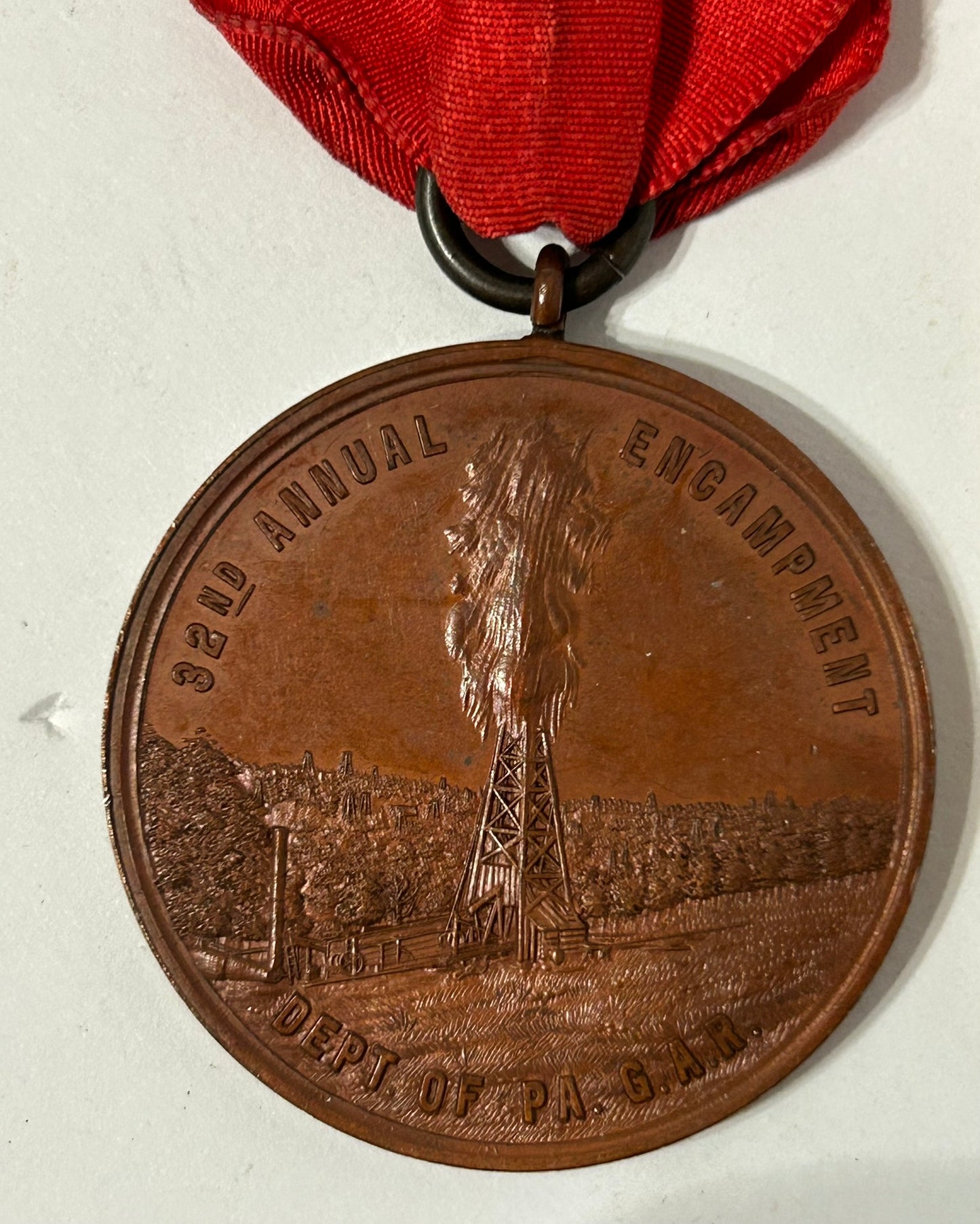 CIVIL WAR PENN. 1898 ENCAMPMENT BADGE