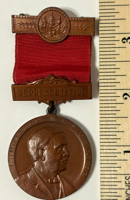 CIVIL WAR VETERAN 1924 PENNSYLVANIA ENCAMPMENT BADGE