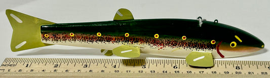 LAWRENCE BETHEL WOOD SPEAR FISHING DECOY