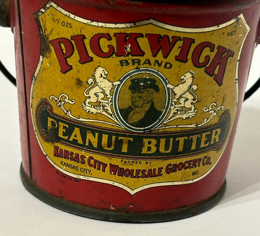 SAMPLE PEANUT BUTTER ANTIQUE PAIL FOR PICKWICK PEANUT BUTTER