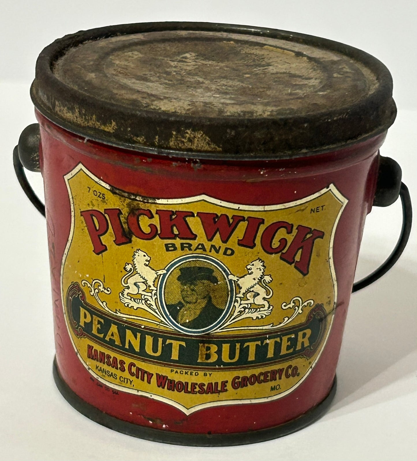 SAMPLE PEANUT BUTTER ANTIQUE PAIL FOR PICKWICK PEANUT BUTTER