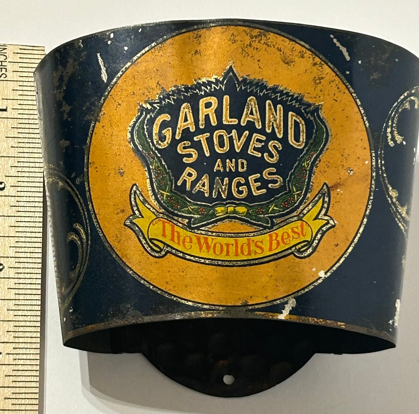 GARLAND STOVES ADVERTISING WHISK BROOM HOLDER