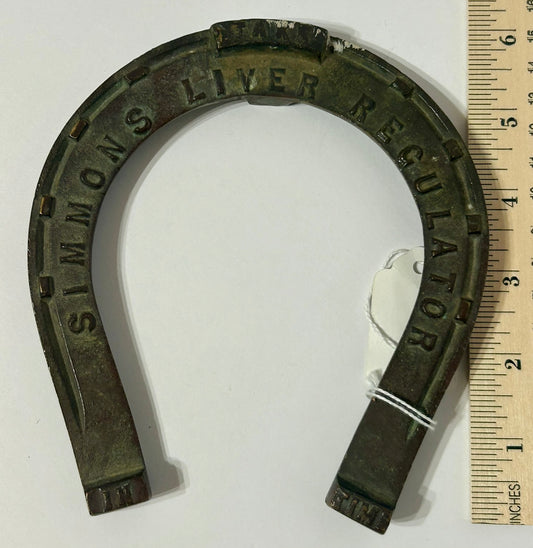 SIMMONS LIVER REGULATOR ADVERTISING HORSE SHOE