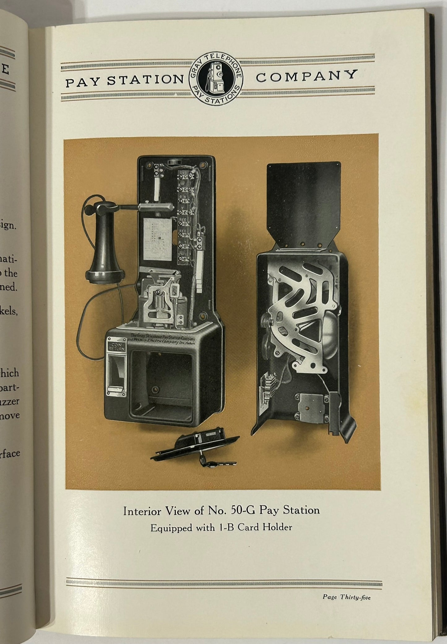 GREY TELEPHONE PAY STATIONS 1925 CATALOG