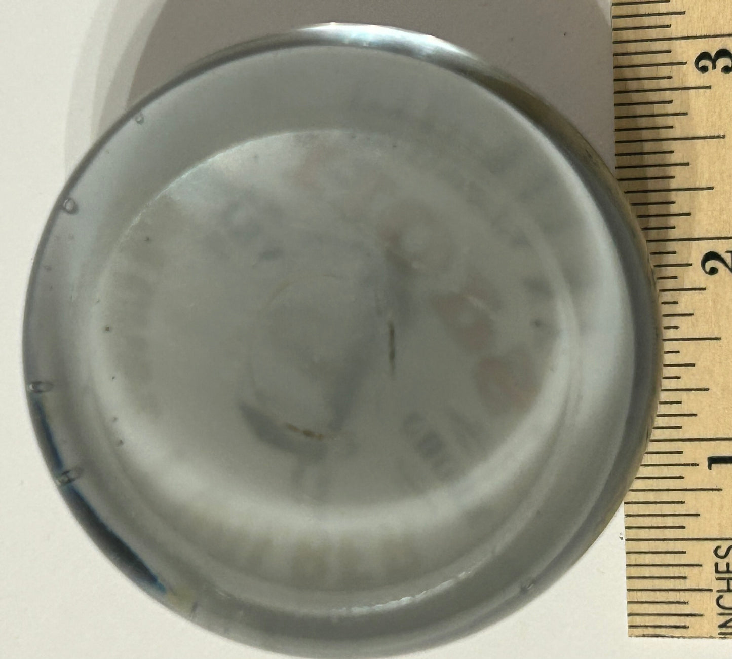 BEER HOPS ANTIQUE ADVERTISING GLASS PAPERWEIGHT