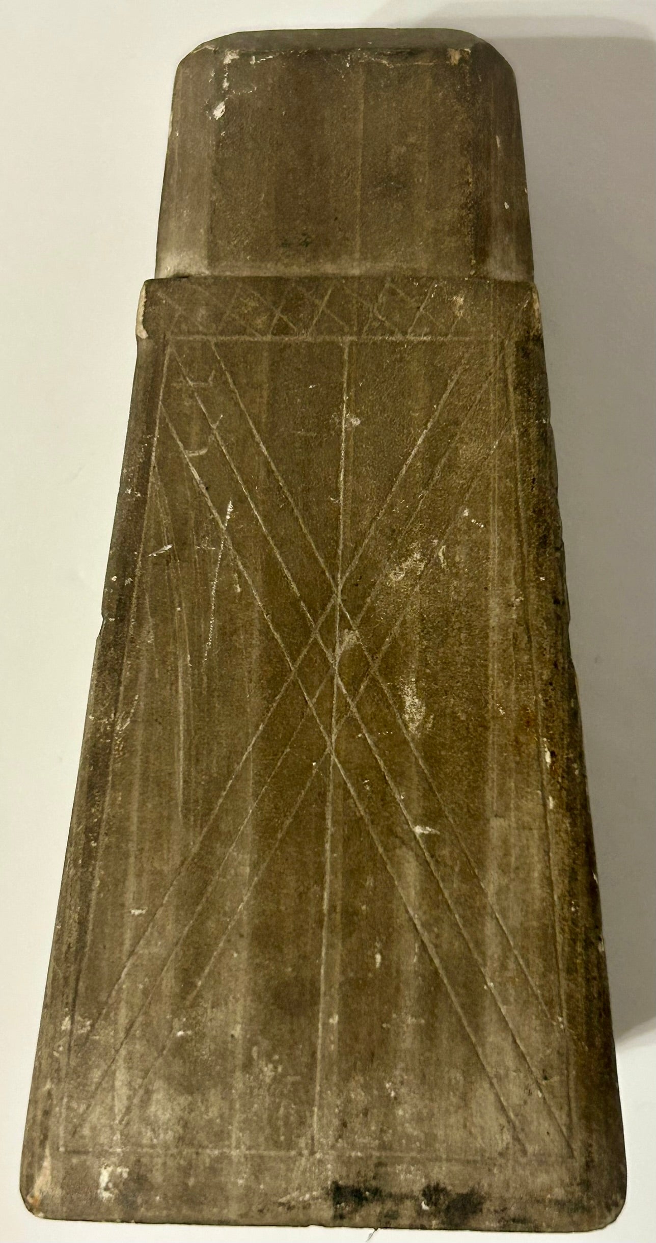 ANTIQUE STONE CARVING OF "FAITH, HOPE. & CHARITY"