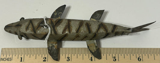 ICE SPEAR FISHING WOOD DECOY