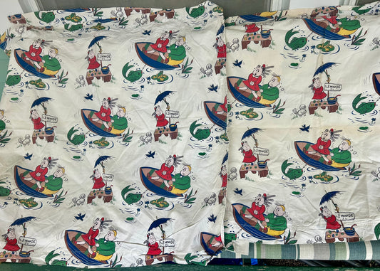 LITTLE LULU COMIC CHARACTER DESIGN CURTAINS