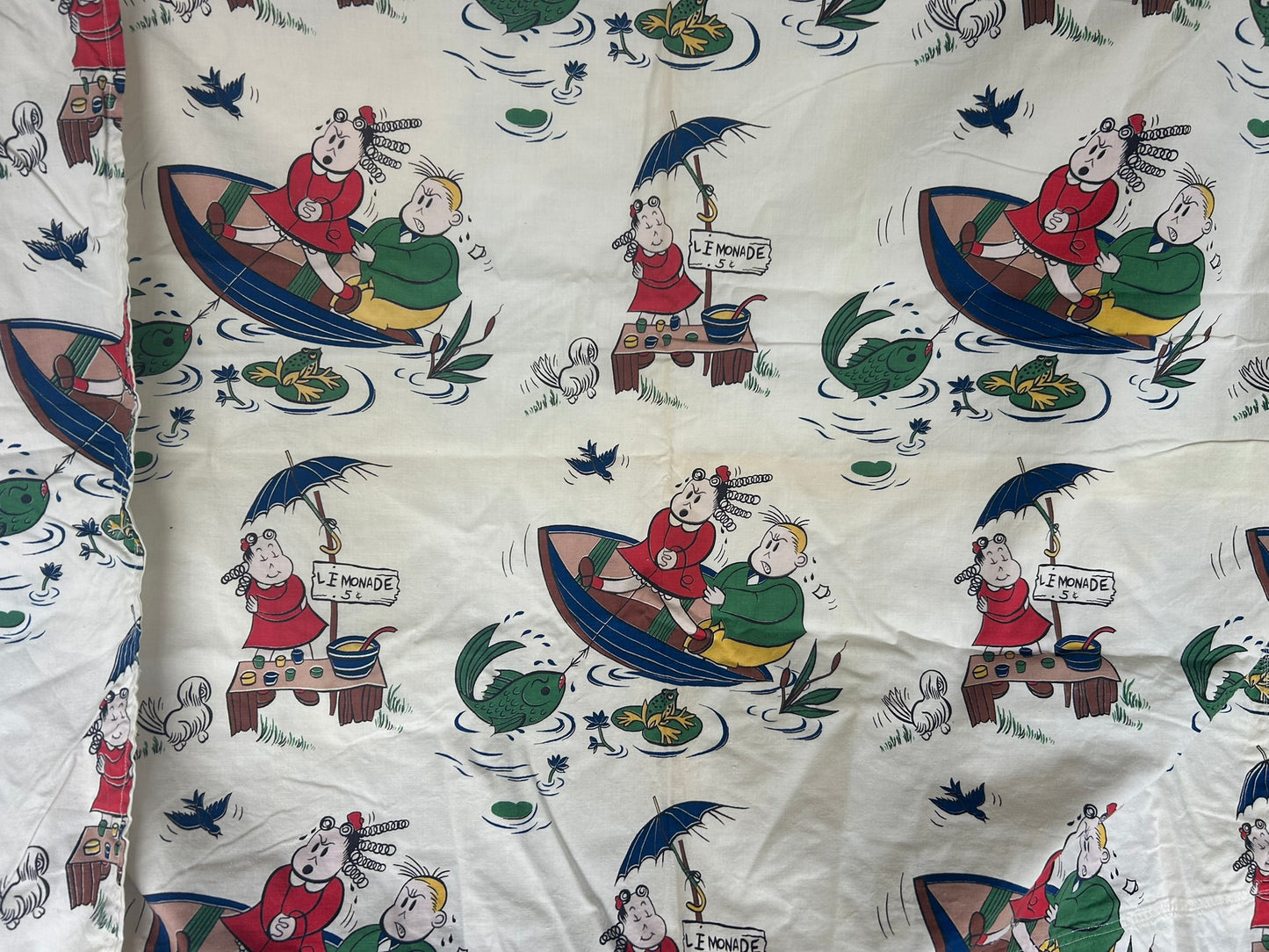 LITTLE LULU COMIC CHARACTER DESIGN CURTAINS