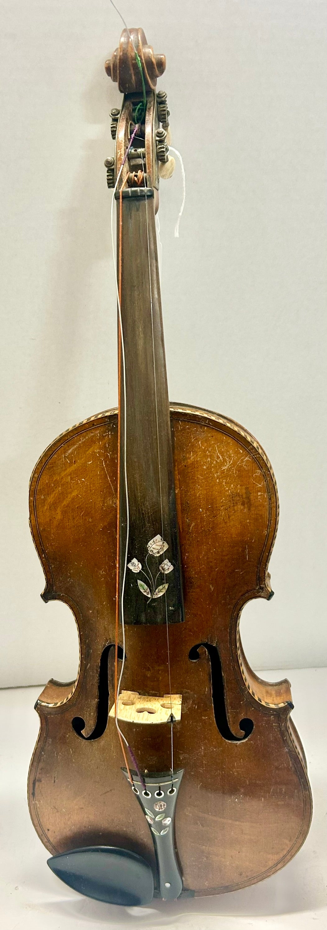 INLAID FANCY ANTIQUE VIOLIN