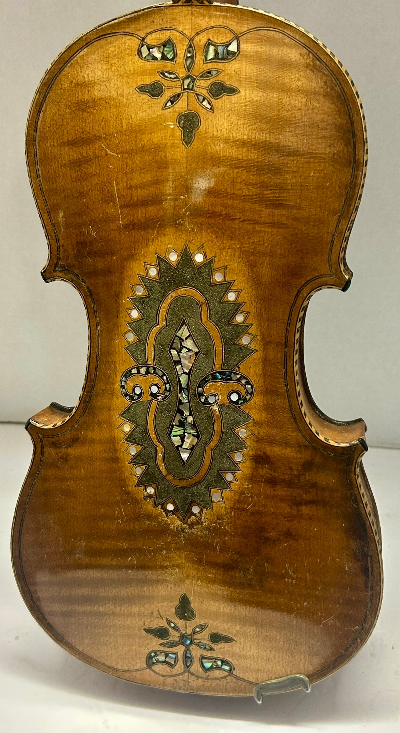INLAID FANCY ANTIQUE VIOLIN