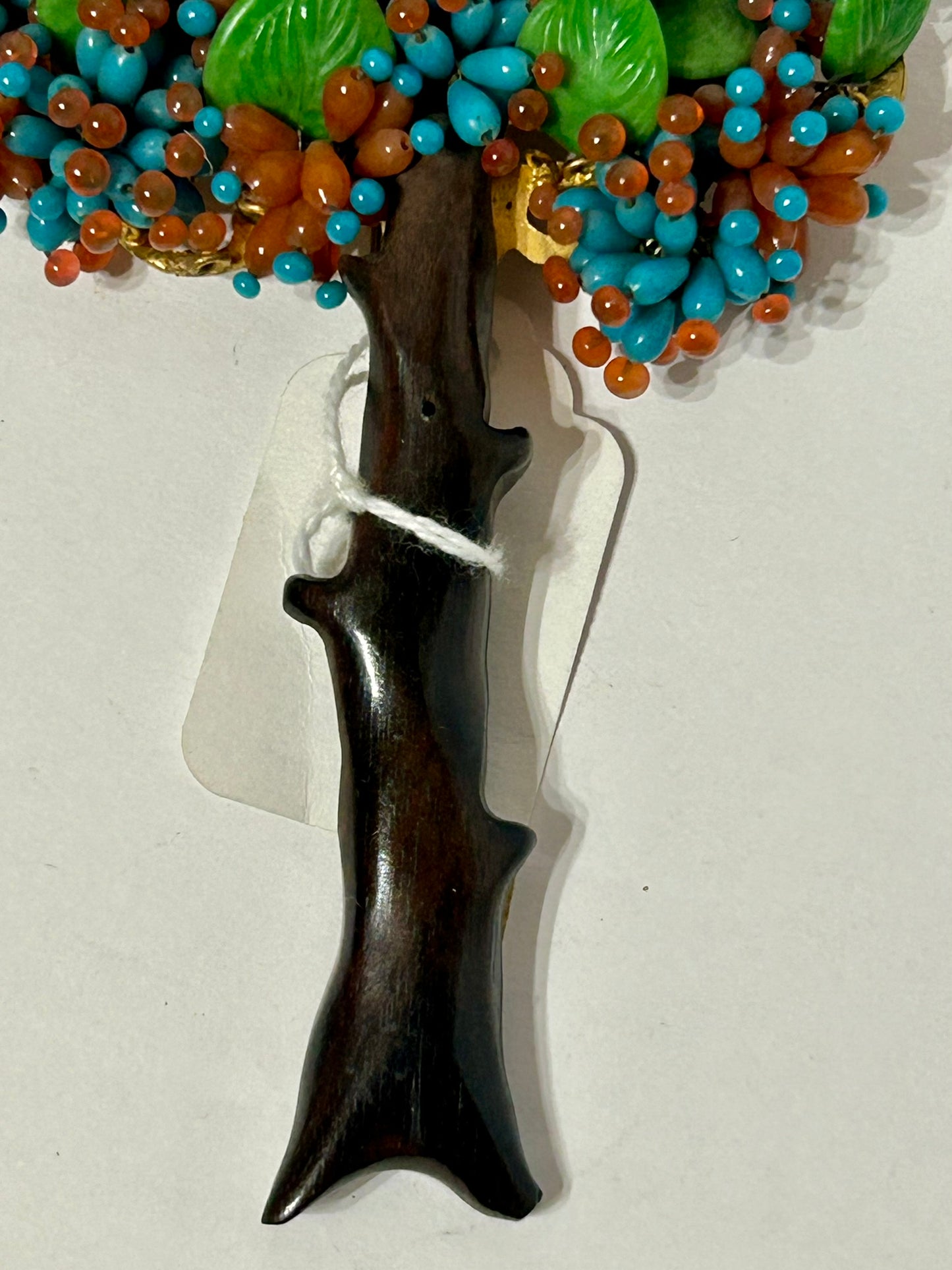 FRENCH TREE SHAPE ANTIQUE JEWELRY CLIP
