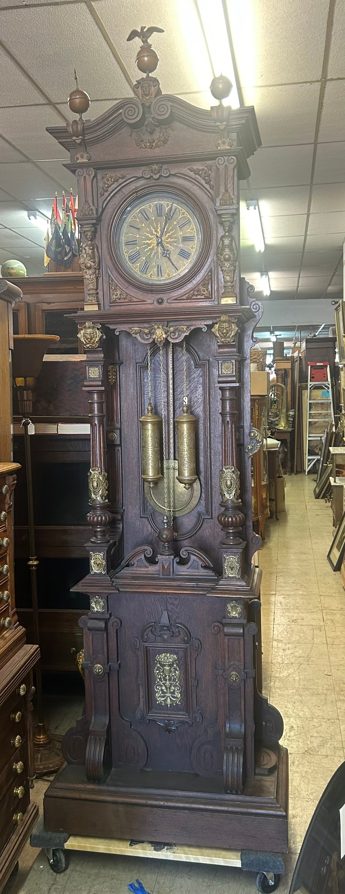 Sample of some antique clocks in inventory