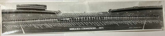 NEBRASKA CORNHUSKERS 1971 TEAM PHOTO