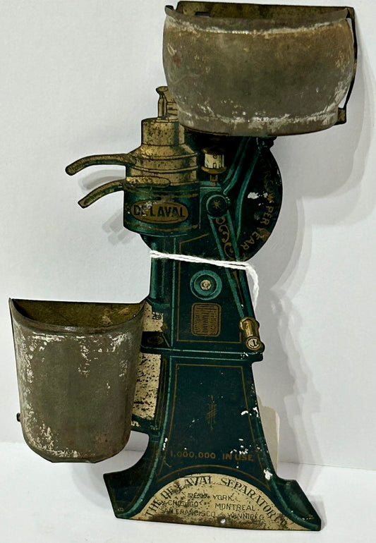 DELAVAL ADVERTISING METAL CREAM SEPARATOR WALL MATCH HOLDER