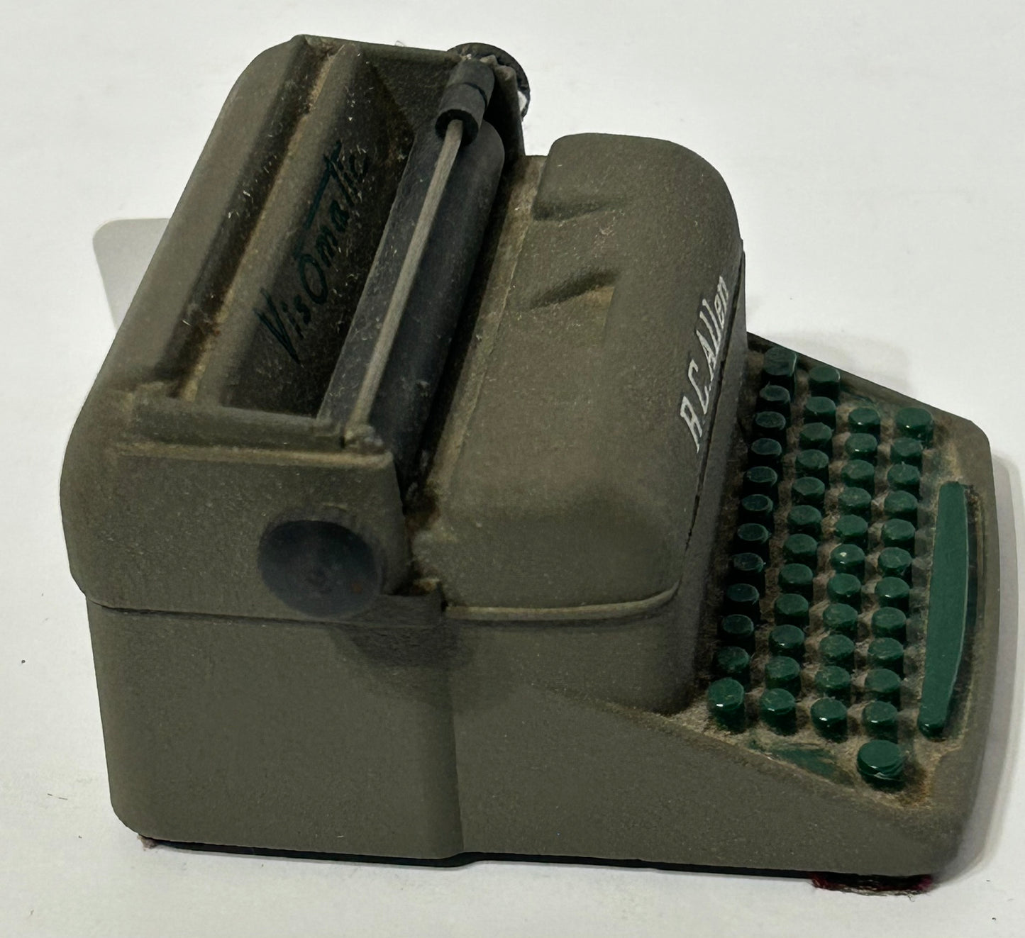 R.C. ALLEN TYPEWRITER ADVERTISING FIGURAL PAPERWEIGHT