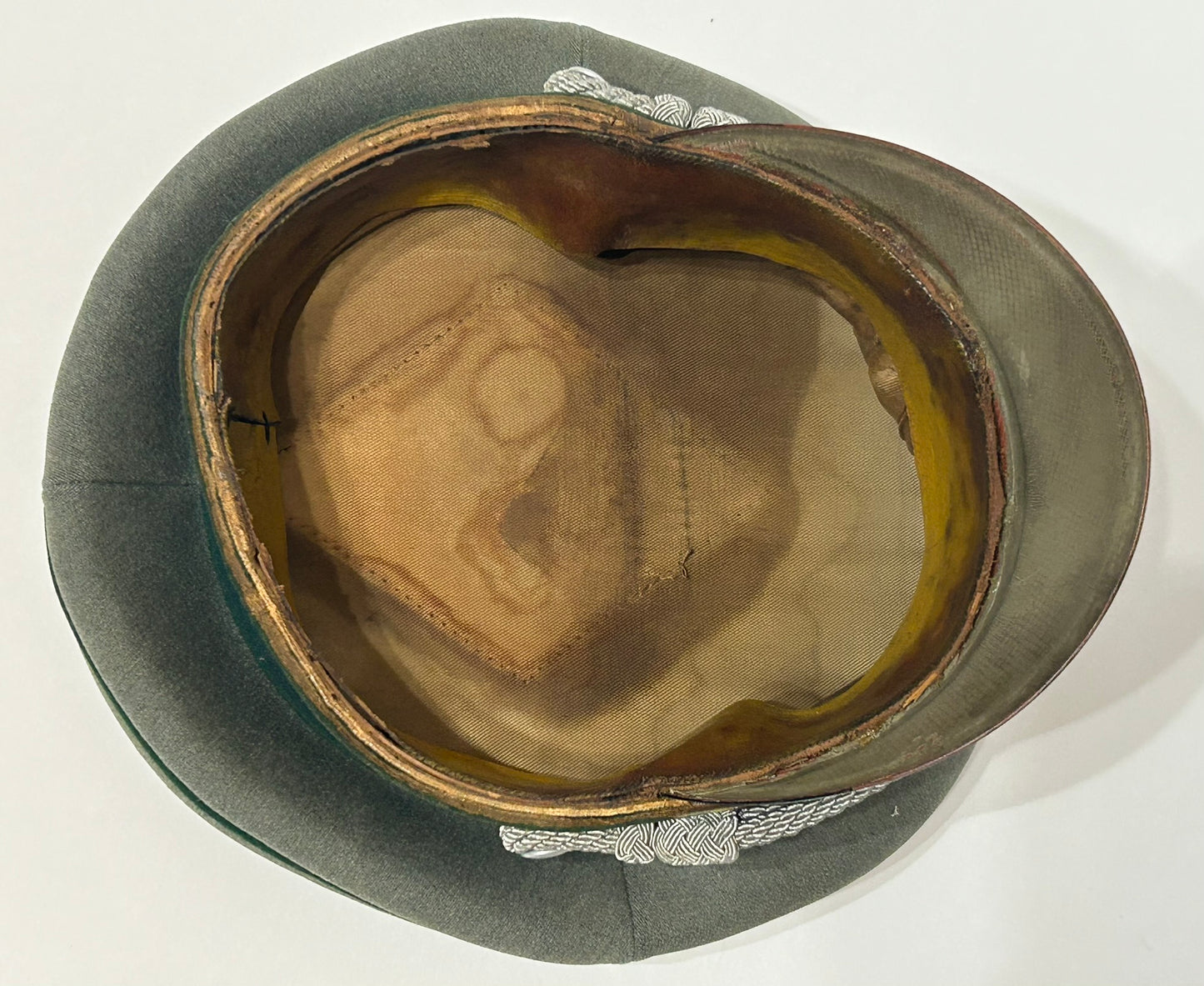 WWII GERMAN ARMY OFFICERS VISOR HAT