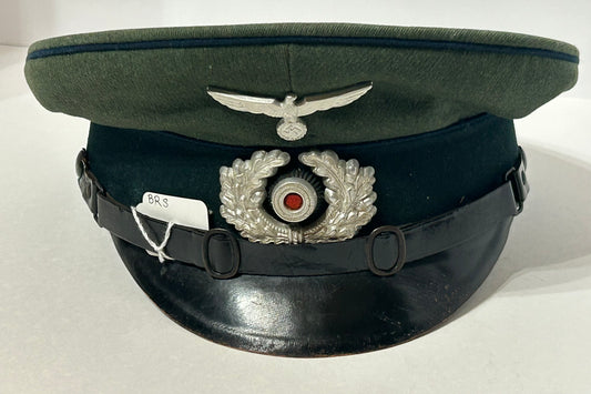 WORLD WAR II GERMAN ARMY OTHER RANKS MEDICAL VISOR HAT