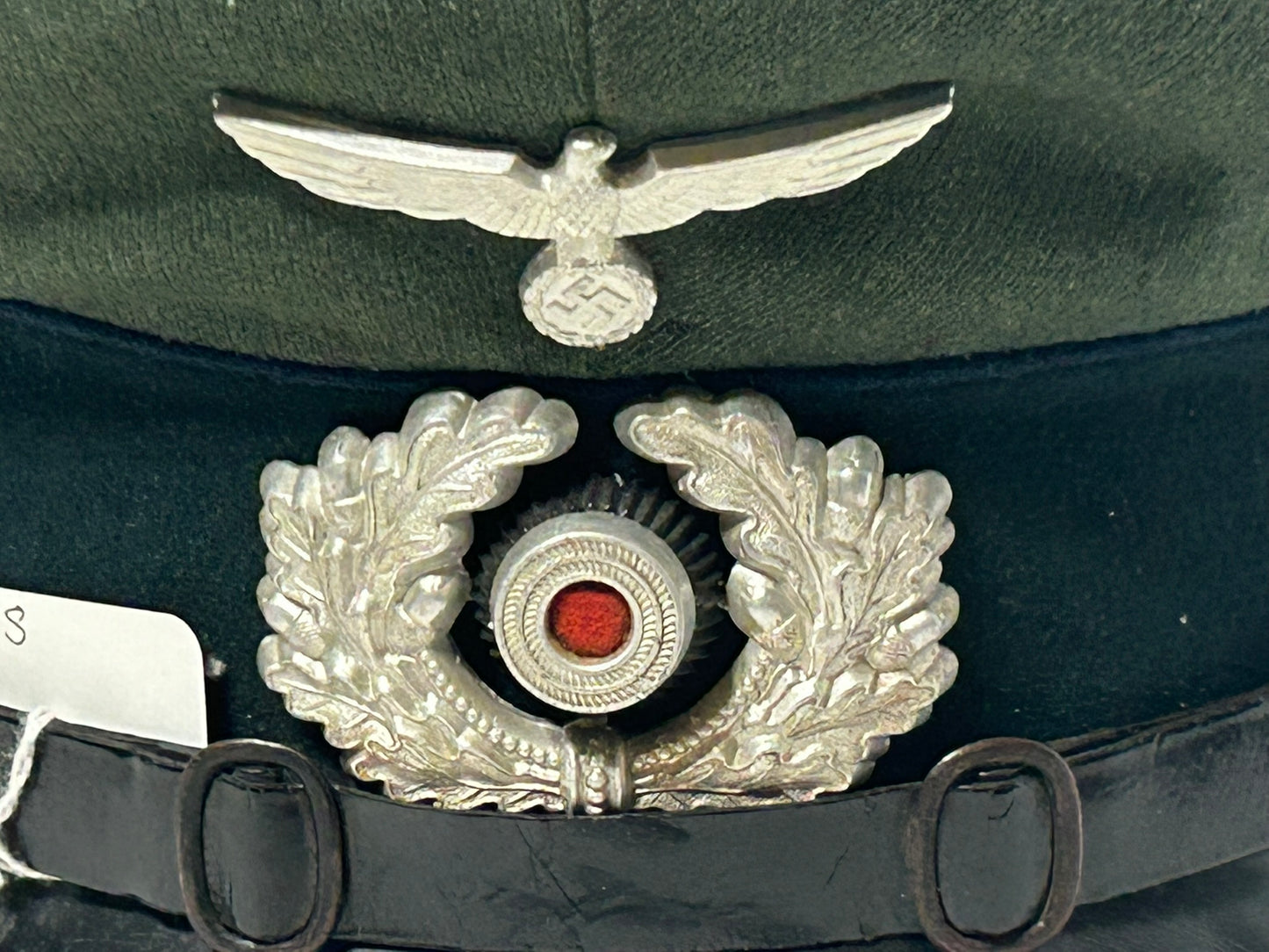 WORLD WAR II GERMAN ARMY OTHER RANKS MEDICAL VISOR HAT