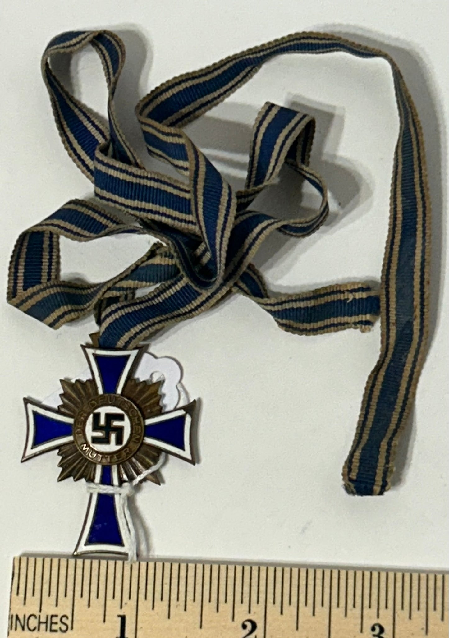 WWII GERMAN MOTHERS MEDAL WITH RIBBON