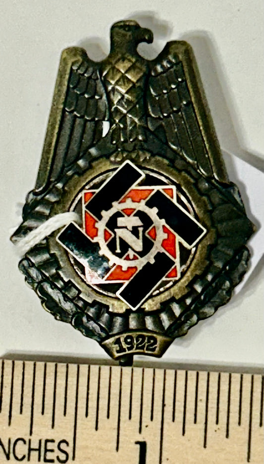 GERMAN CIRCA 1935 BRONZE CLASS TENO HONOR BADGE