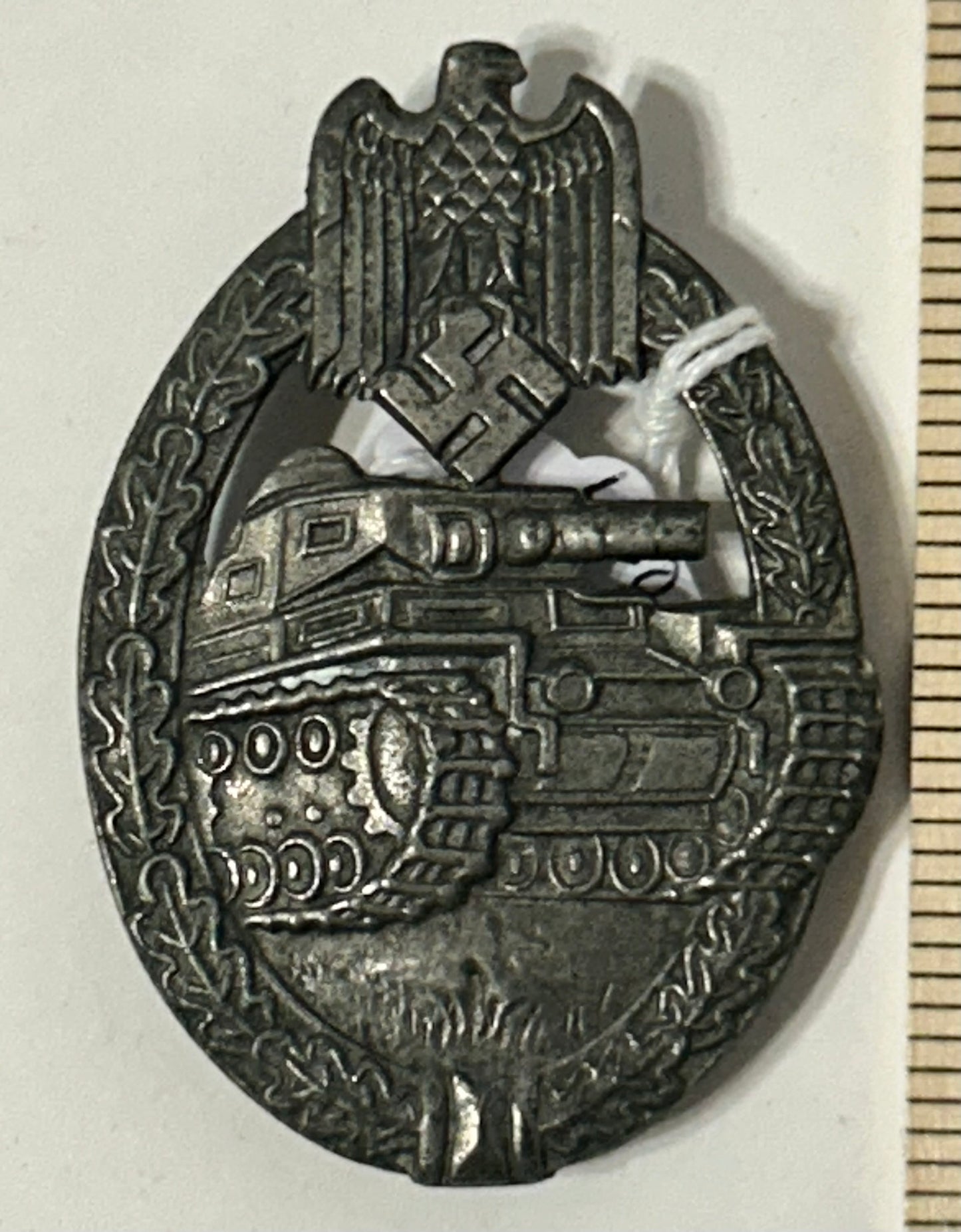 WWII GERMAN PANZER TANK ASSAULT BADGE