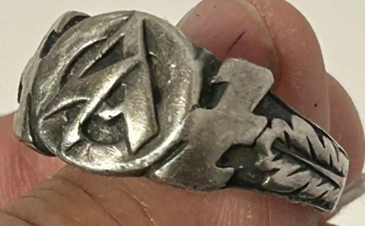WWII GERMAN SA DESIGN ELITE NAZI DIVISION RING