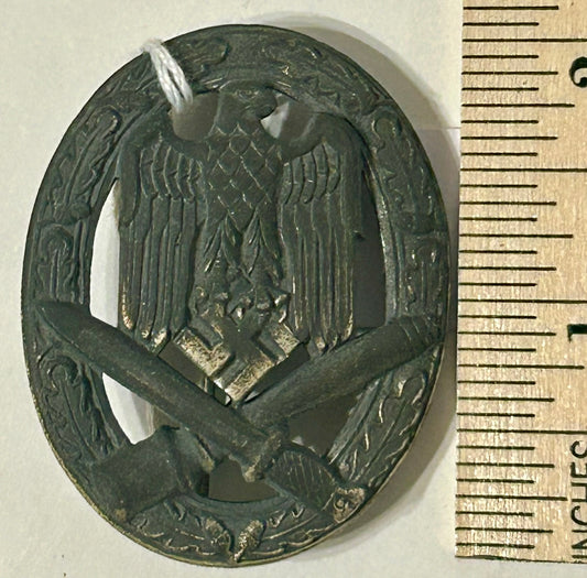 WWII GERMAN GENERAL ASSAULT BADGE