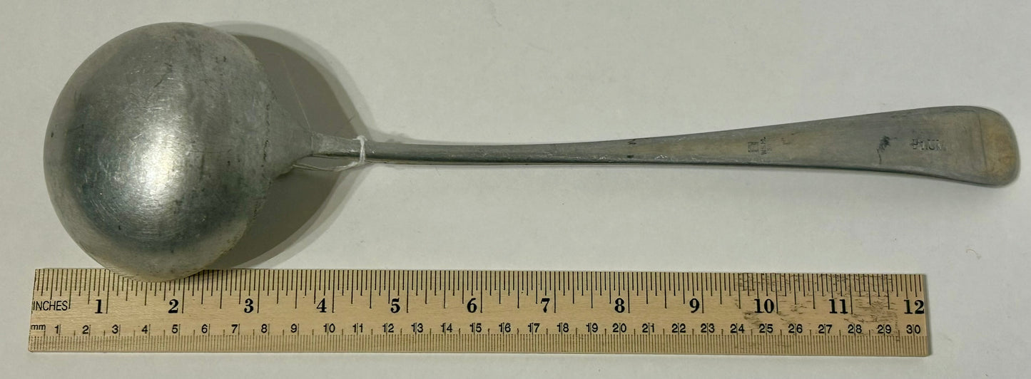 WWII NAZI METAL LADLE MARKED WITH SWASTIKA