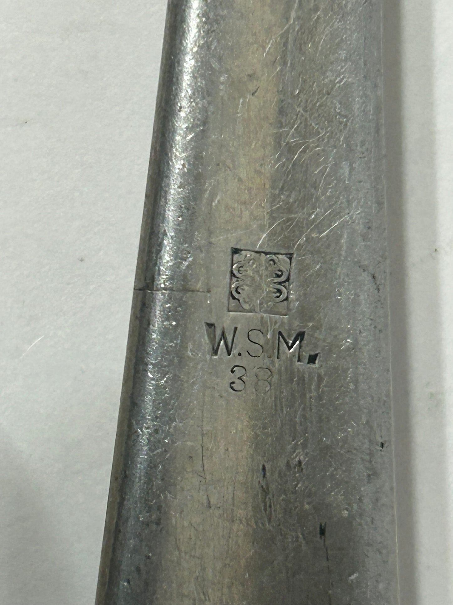 WWII NAZI METAL LADLE MARKED WITH SWASTIKA