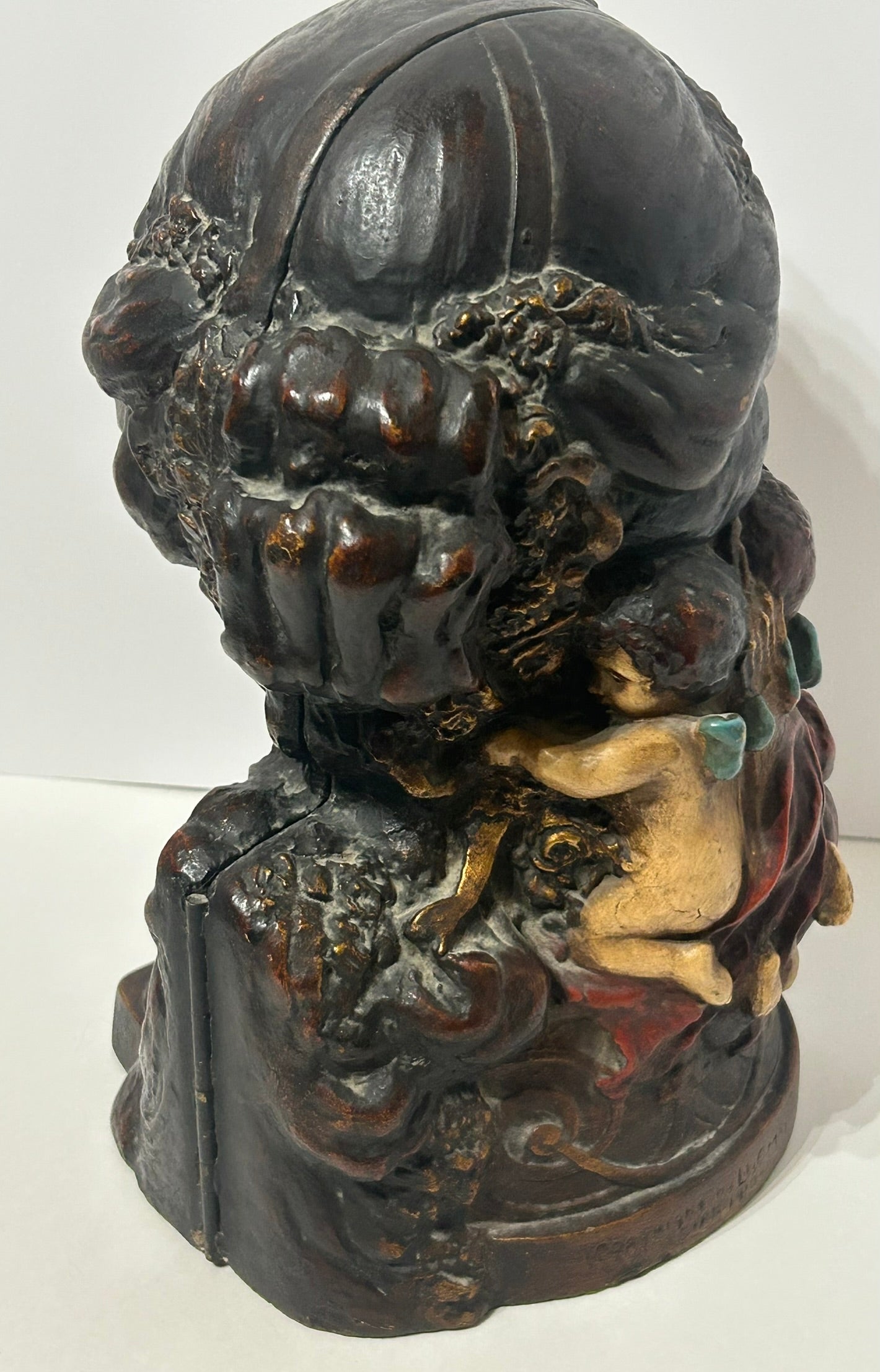 CANDLESTICK TELEPHONE EUPHONIA HIDE-A-PHONE FIGURAL PHONE COVER 1917