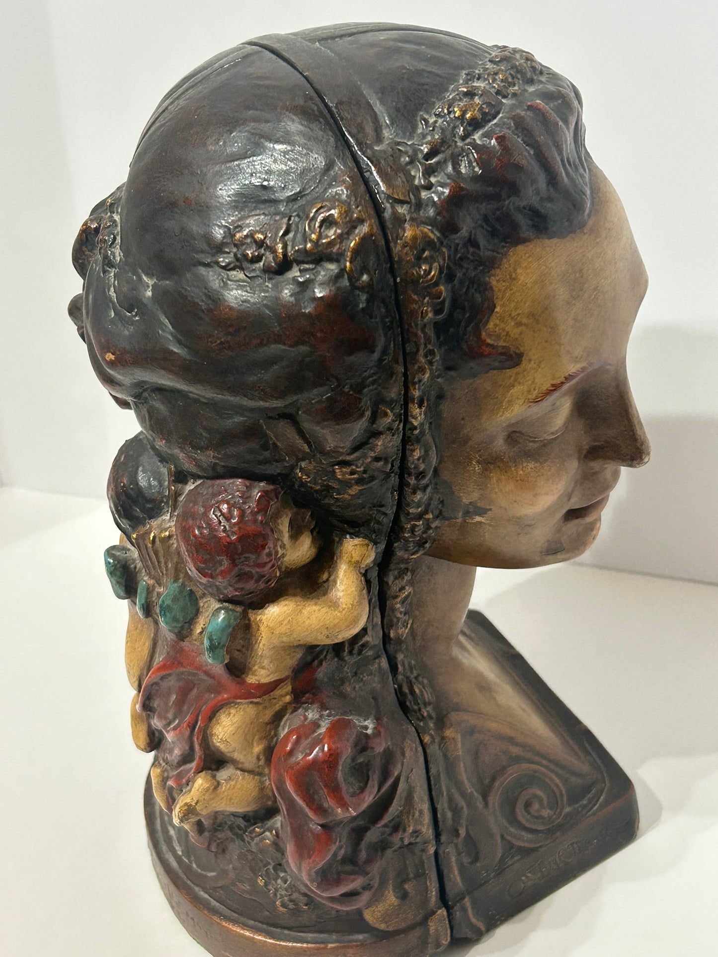 CANDLESTICK TELEPHONE EUPHONIA HIDE-A-PHONE FIGURAL PHONE COVER 1917