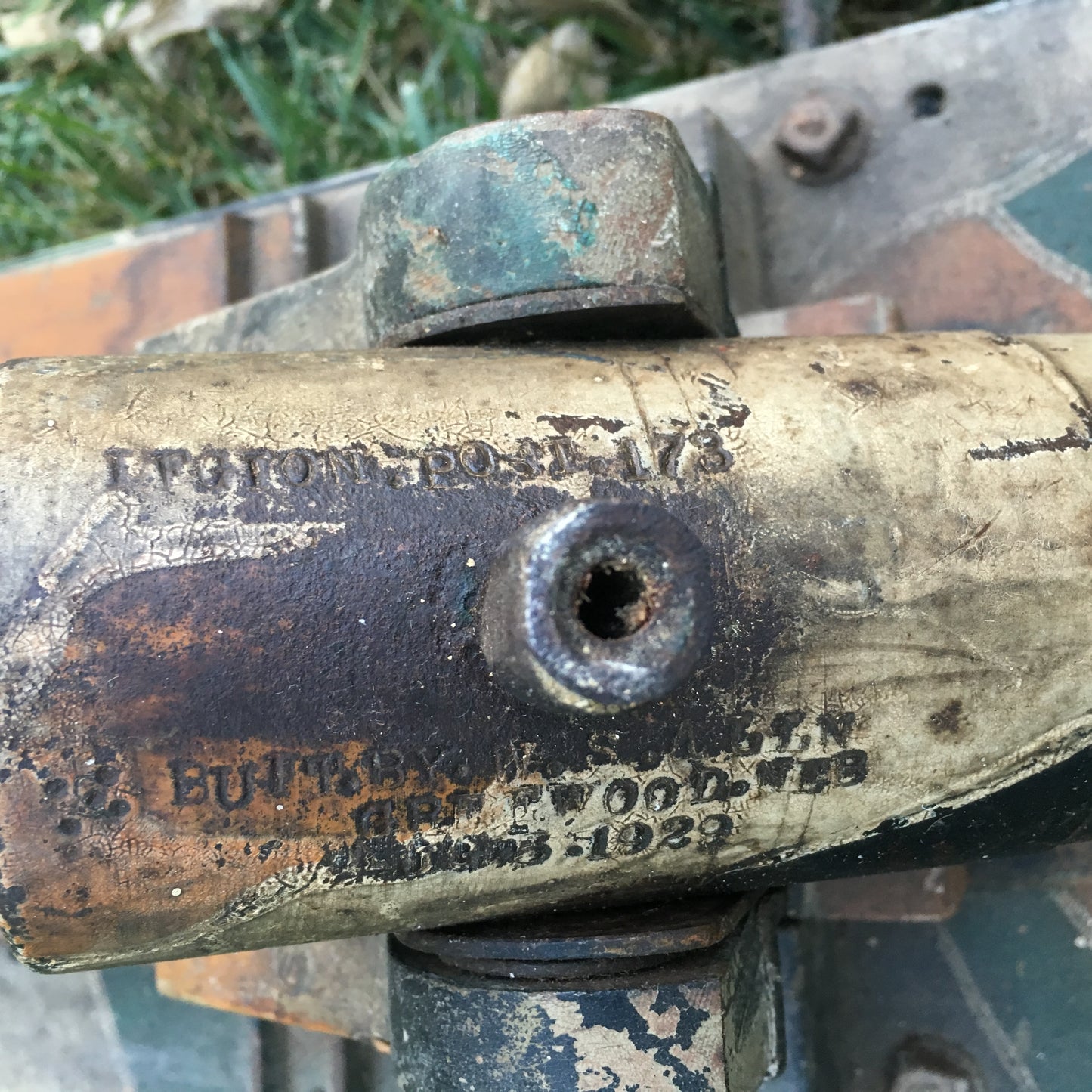 Cast iron antique mortar and caisson salute cannon