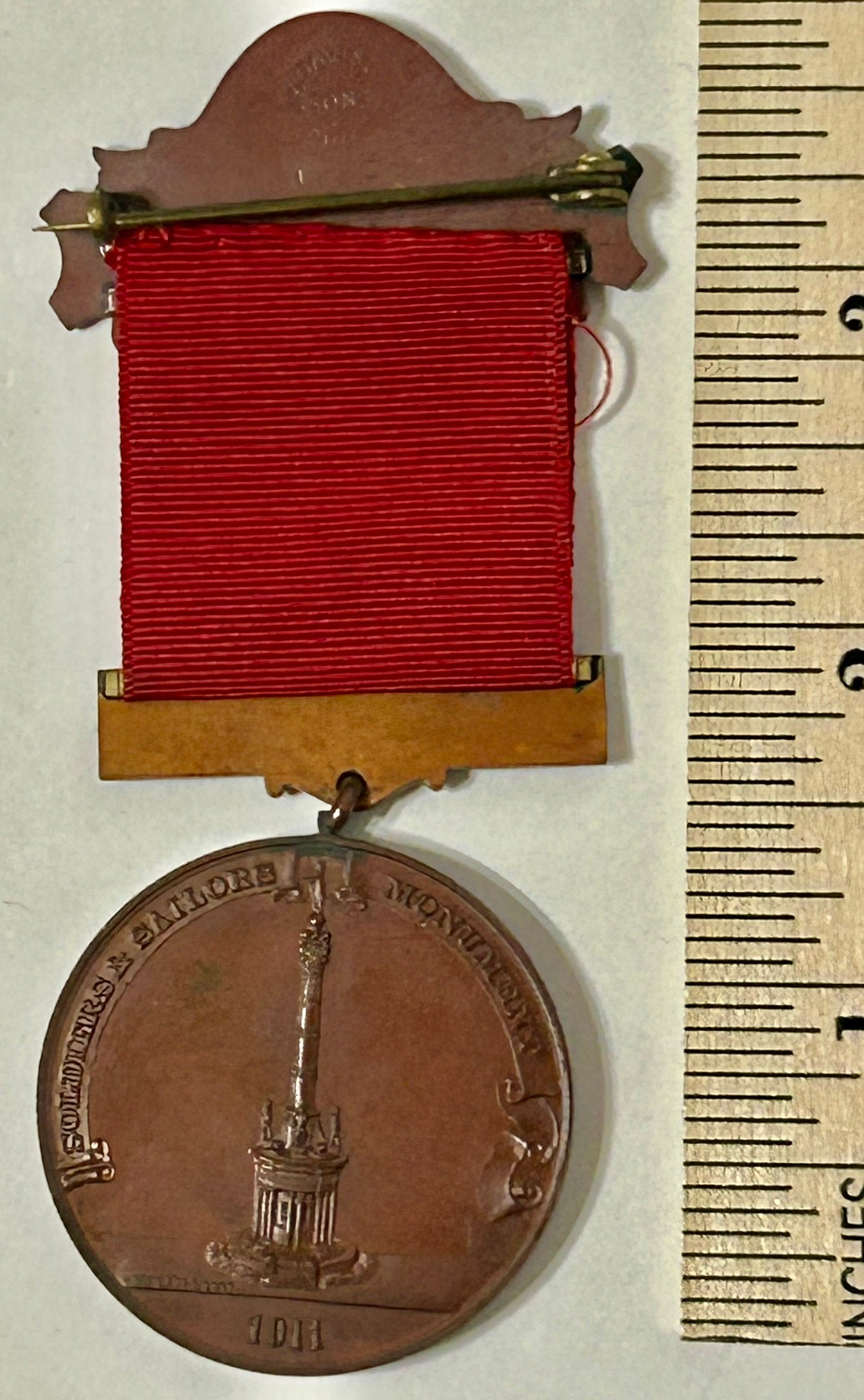 CIVIL WAR PENNSYLVANIA VETERAN 1911 BADGE