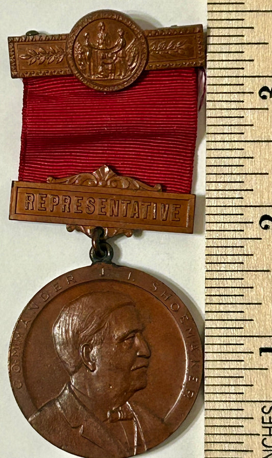 CIVIL WAR PENNSYLVANIA VETERANS 1924 BADGE