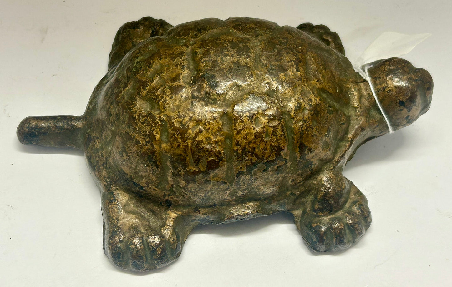 ANTIQUE TURTLE DOOR STOP BRONZE